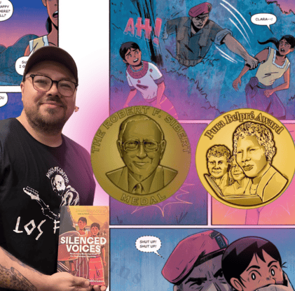 Doble medalla gana  novela gráfica del diseñador migrante guatemalteco Pablo León sobre el conflicto armado