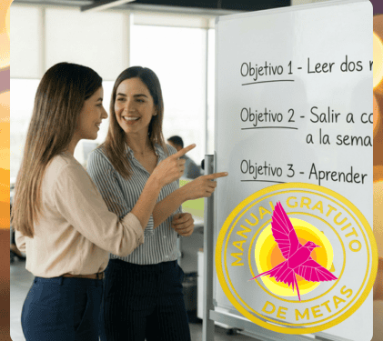 manual de metas contale tu objetivo a alguien de confianza