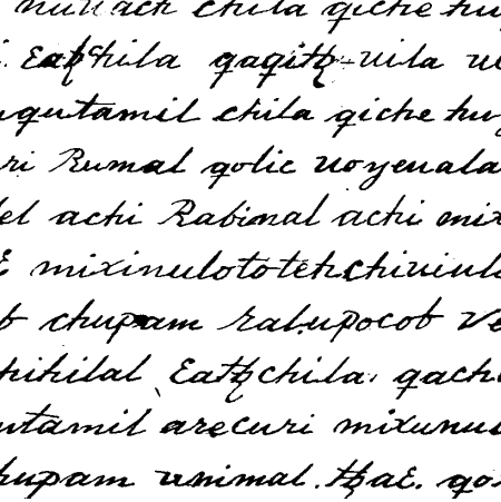 Reproduccion facsimilar de la transcripcion del rabinal achi en 1856 por Brasseur de Borbourgh, quien la tradujo al francés, de donde se extendió a otros idiomas como un tesoro prehispánico maya universal. – SoyMigrante.com REVISTA