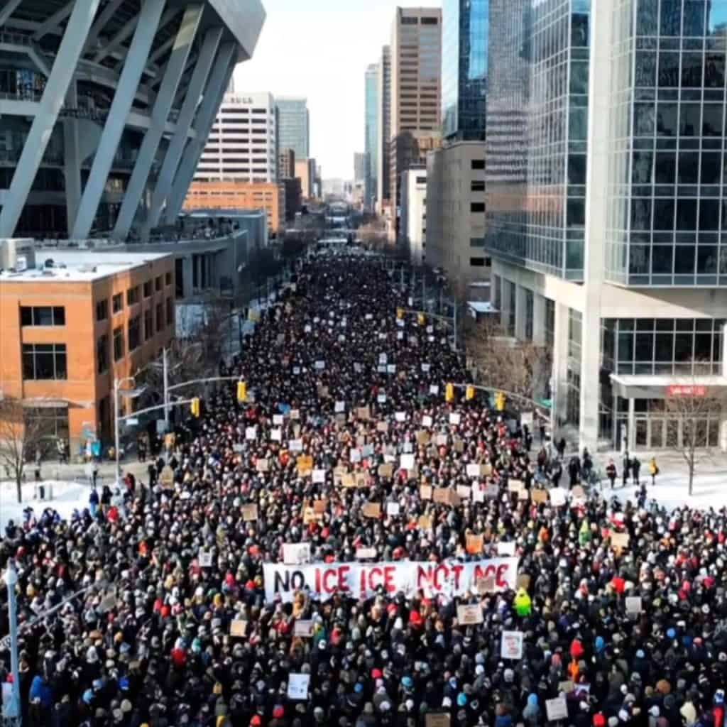 protesta en minesota