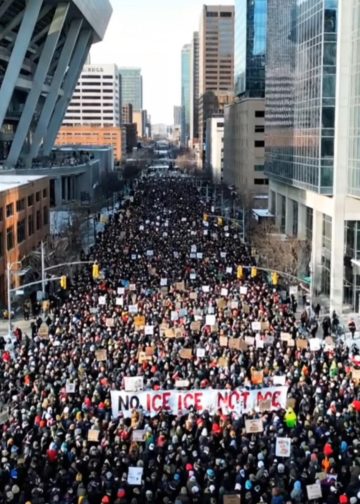 protesta en minesota