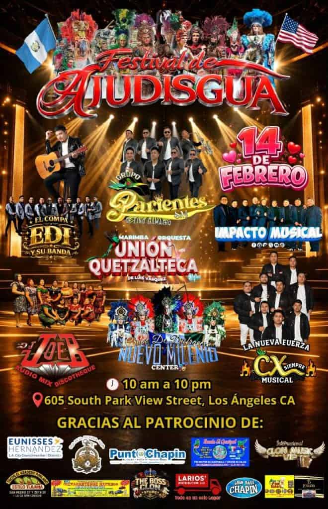 Seis grupos musicales acompañan a la presentación del Convite Ajudisgua 2026 este 14 de febrero-