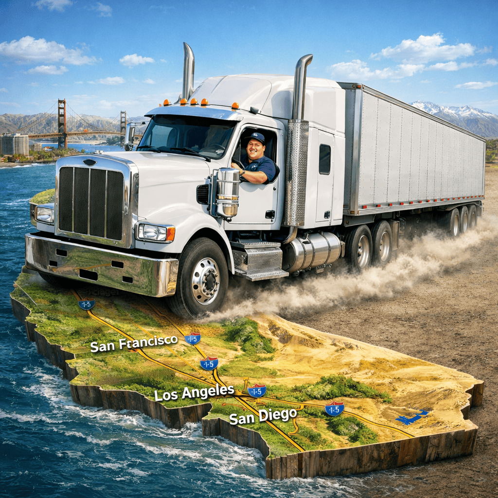 camioneros licencia california