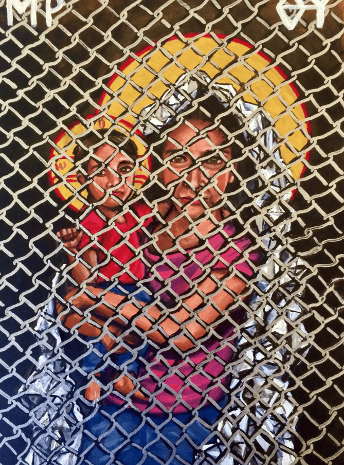 Adoptar una visión teológica cristiana de la migración implica empezar a cambiar actitudes segregacionistas o excluyentes, según el teólogo Daniel Groody. (Icono del artista Kelly Latimore, de St. Louis Missouri. Para ver más de sus obras en su sitio web clic en la imagen)
