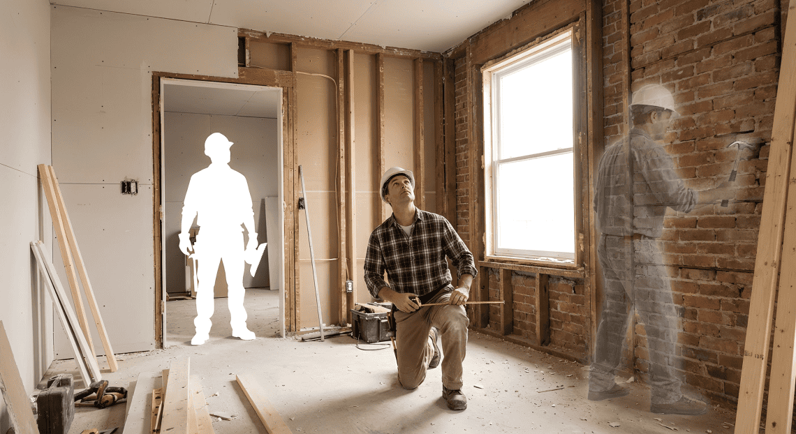 Ilustración IA para representar la disminución en el crecimiento del. empleo ligada a la caída en la llegada de migrantes indocumentados a Estados Unidos. (Envato Labs)