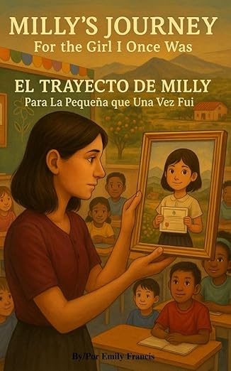 El viaje de Milly tiene momentos de dificultad pero también de esperanza, adaptados para lectores jóvenes, español o inglés.
