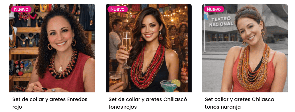 Creativas, perseverantes y visionarias, Francis y Victoria se enfocan en la creación de joyería textil auténtica, con materiales originarios de la Verapaz, integrados a una visión de moda internacional: eso es Victoria Joyería Textil.