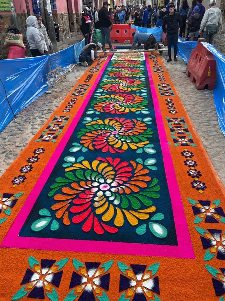 alfombras antigua guatemala procesión santa ana nazareno dulce mirada fotos michelle gonzalez 19