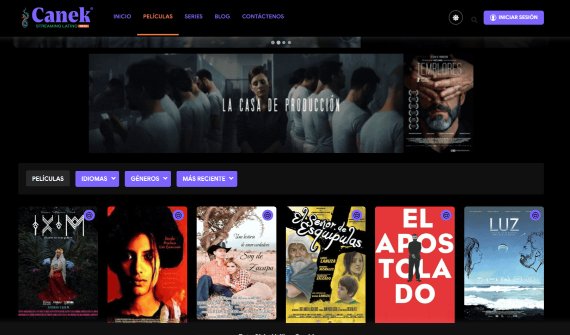 A través de Canek Streaming se puede elegir una película guatemalteca para compartir, comentar y recomendar. El servicio funciona como un alquiler digital y se requiere crear un usuario: ello es posible desde cualquier lugar. (Si deseas ir al sitio de Canek, CLIC en la imagen)