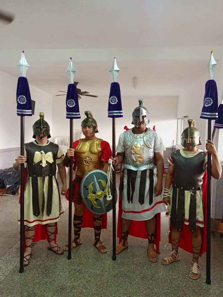 Vía Crucis viviente en el Cerro del Carmen, Guatemala