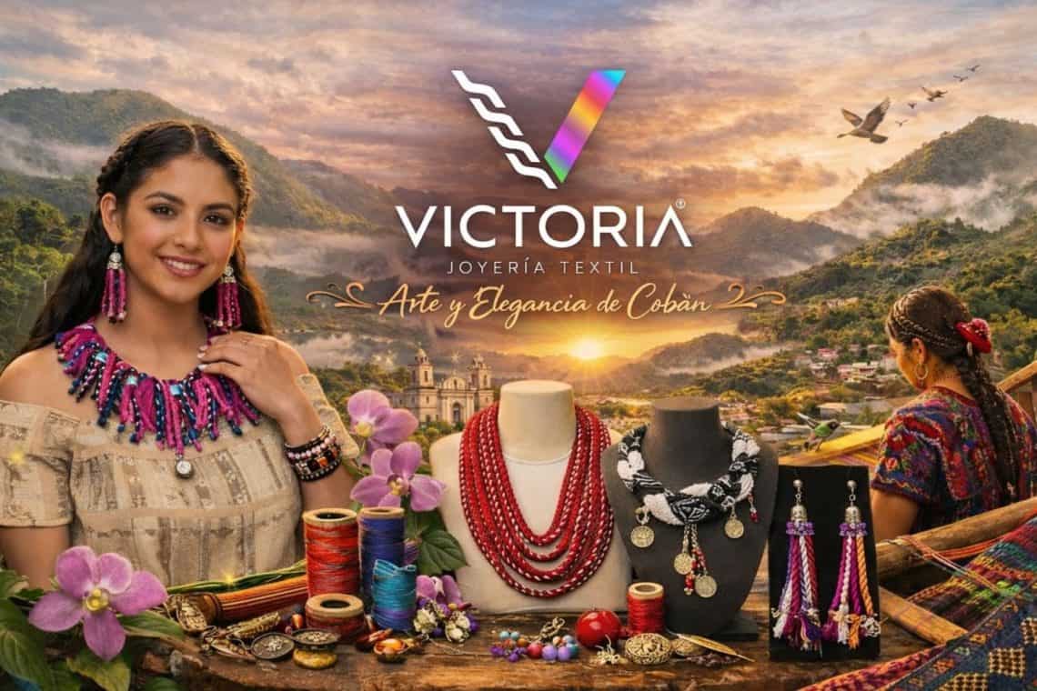 Cada pieza de la joyería textil Victoria es única e irrepetible. Ahora están disponibles a través de su tienda digital en SoyMigrante.com MERCADO. "Queremos llegar a toda Guatemala y aportar con nuestras piezas ese ingrediente de ánimo y superación a todas las mujeres", expresa Victoria Figueroa quien impulsa este emprendimiento junto a su socia Francis Ericastilla. PARA IR A LA TIENDA CLIC EN LA IMAGEN