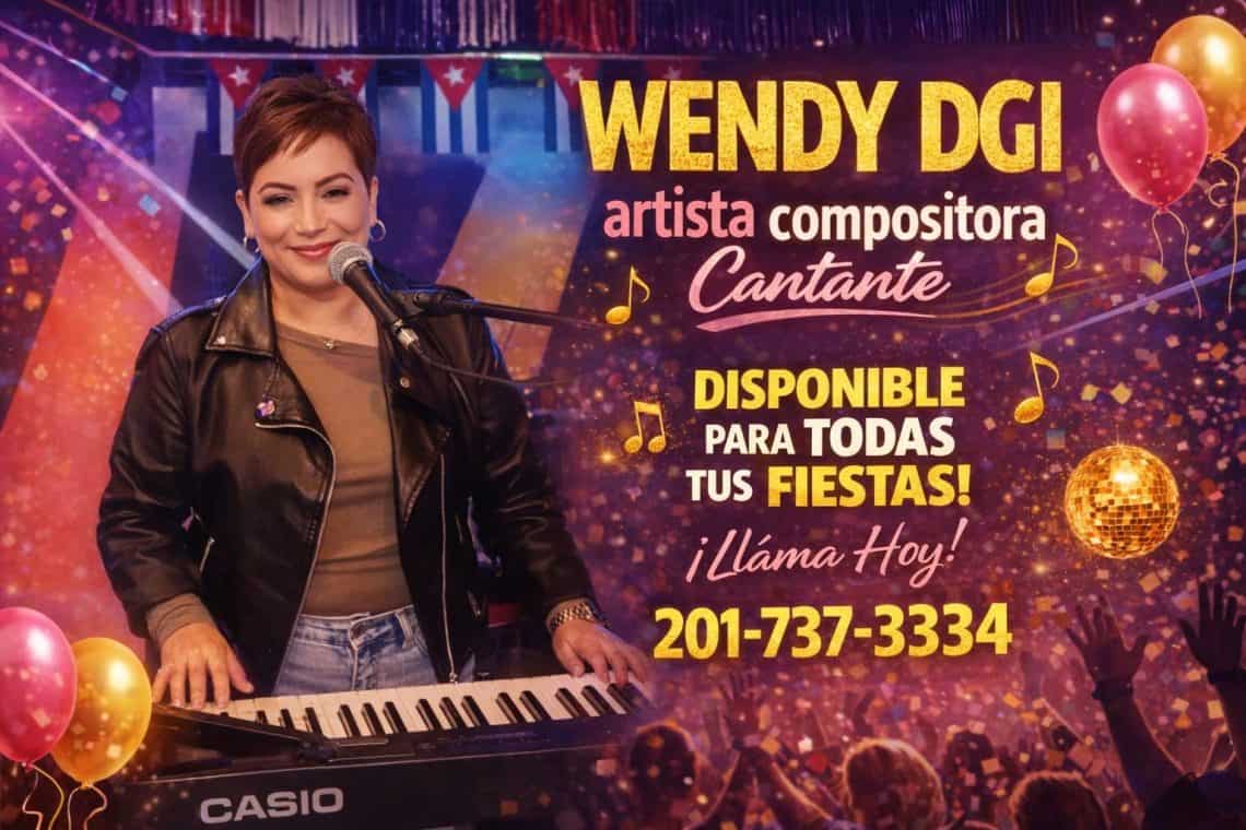 Wendy DGi, originaria de Jutiapa, Guatemala, es una cantautora de estilo fresco y versátil. Radicada en Nueva York canta en resaurantes y también en eventos, además de presentar sus canciones en canales digitales.