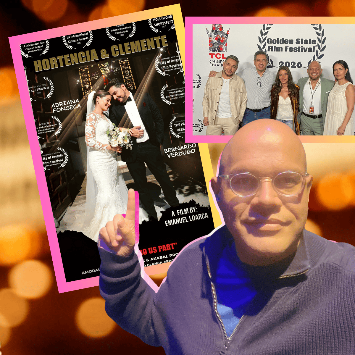 Gana premios el cortometraje Hortencia y Clemente, dirigido por el guatemalteco Emanuel S. Loarca
