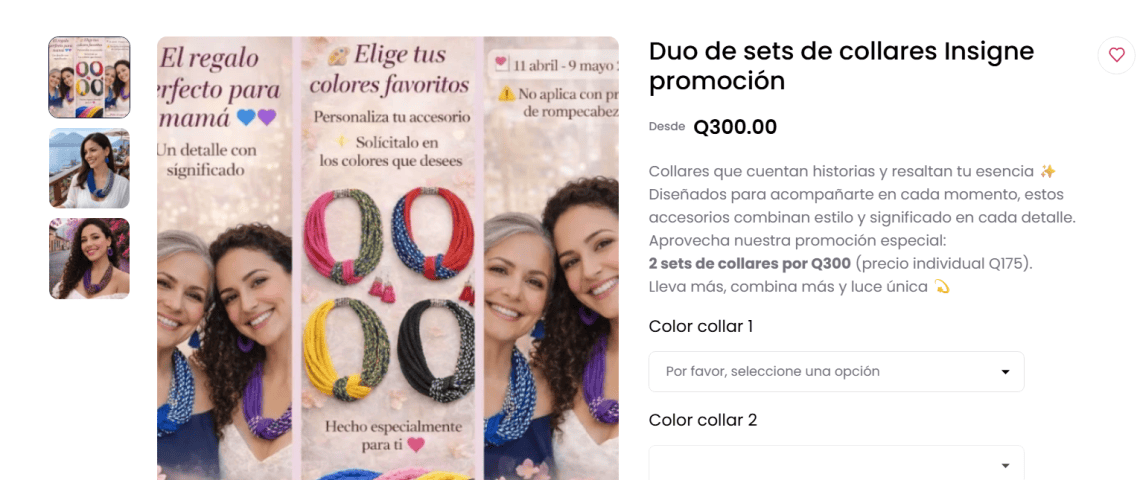 Esta puede ser una opción para regalar a mamá este 10 de mayo. Si deseas ver el producto, clic en la imagen.