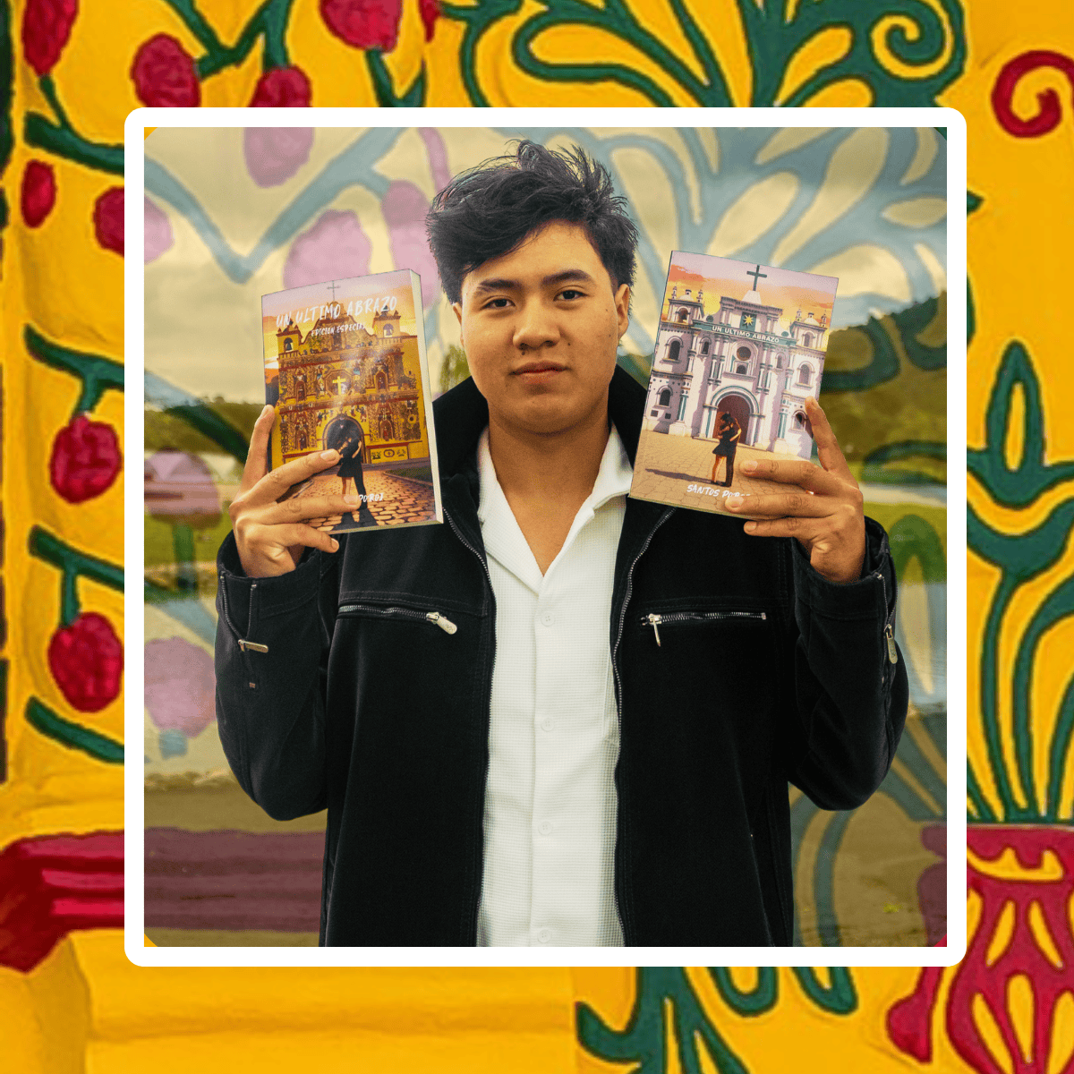 Santos Poroj, escritor migrante de San Andrés Xecul, publica su segundo libro en California (y con dos portadas)