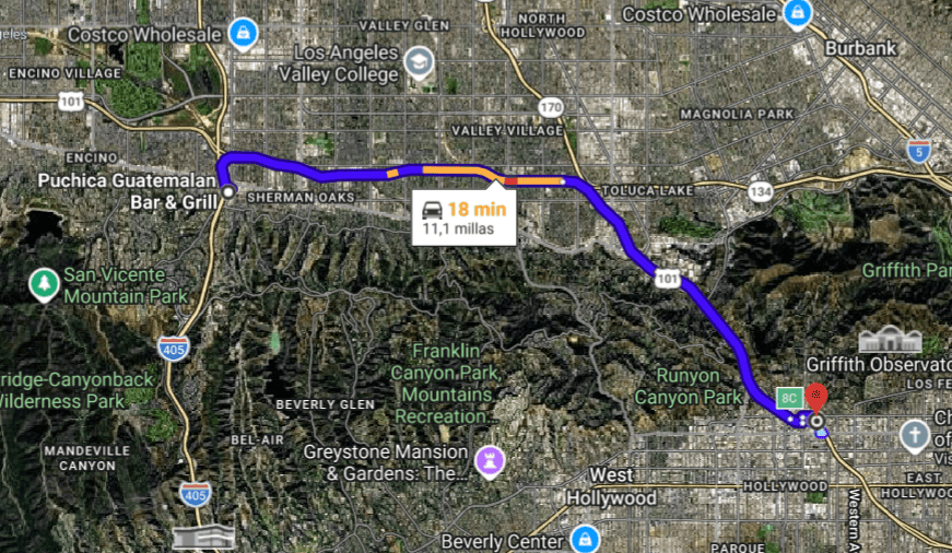 Al producirse la evacuación de la sede del evento, una guatemalteca propuso que quienes quisieran se reunieran en el restaurante guatemalteco Puchica, a unos 20 kilómetros de distancia. Hasta allí llevaron a la nueva Miss Gualán USA quien recibió una cálida bienvenida, pues el lugar estaba repleto de asistentes.