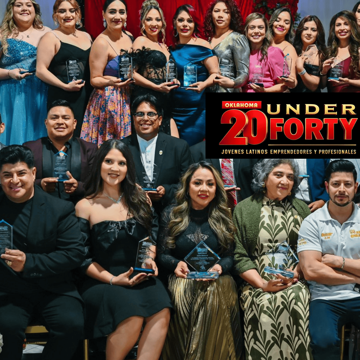 Reconocen talentos y aportes de guatemaltecos e hispanos en premios 20 under 40 Oklahoma