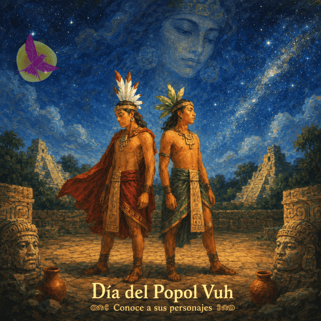 DIA DEL POPOL VUH GEMELOS HUNAHPU E IXBALANQUE 2