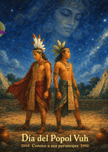 DIA DEL POPOL VUH GEMELOS HUNAHPU E IXBALANQUE 2