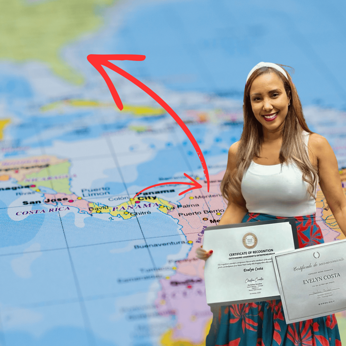 Así convirtió la incertidumbre en liderazgo la emprendedora migrante panameña Evelyn Costa
