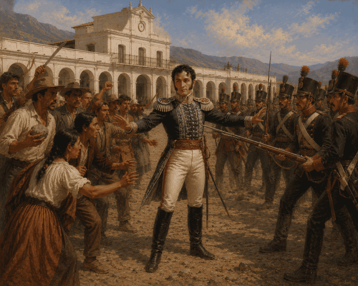 El rechazo popular, instigado por ciertos sectores políticos, hacia la permanencia de fuerzas mexicanas en Guatemala desató roces y enfrentamientos, que el jefe político superior Vicente Filísola intentó resolver de manera pacífica. Finalmente la Asamblea decidió la salida de ese ejército y con ello del propio Filísola.
