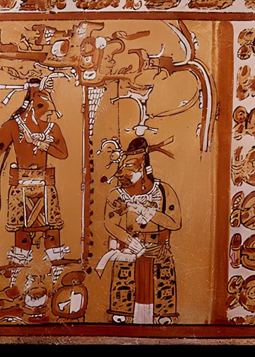 hunahpu e ixbalanque heroes del popol vuh en vaso maya