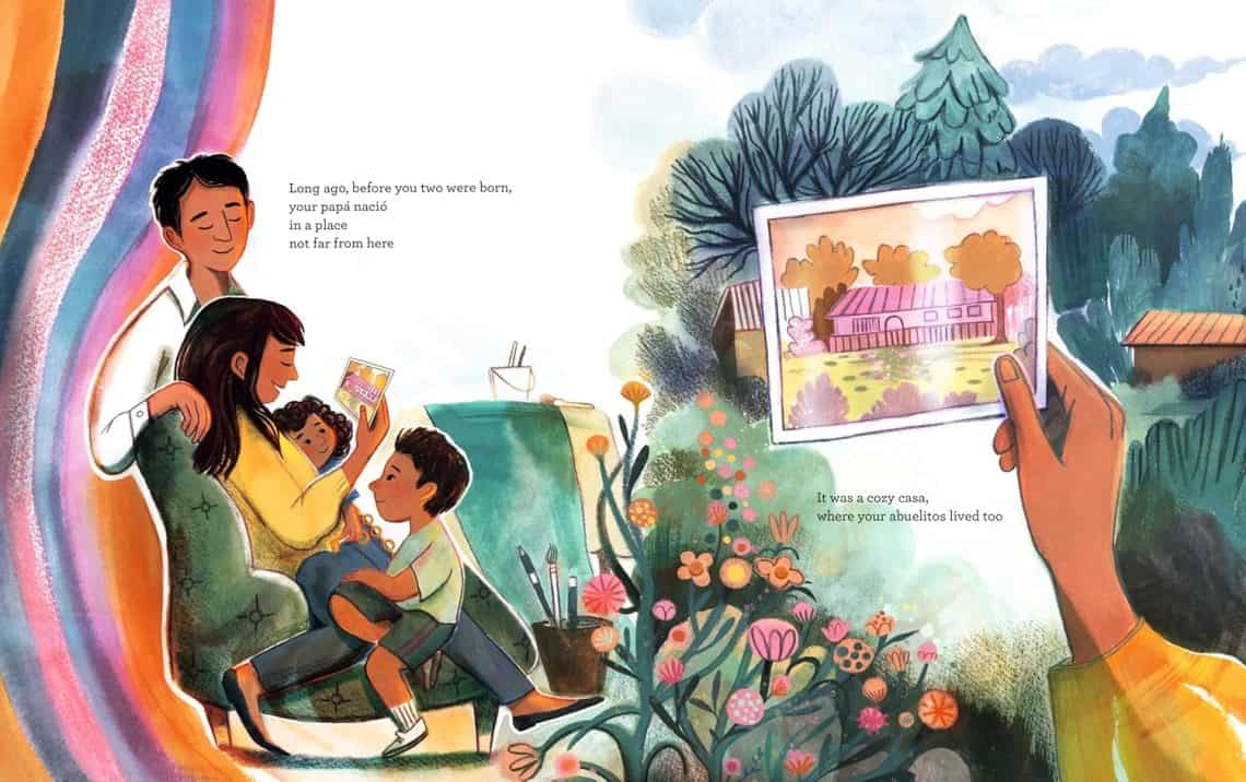 Not far from here - No lejos de aquí fue el primer libro de Nydia Armendia Sánchez, en el cual evoca su propia historia de nacer en Estados Unidos de padres migrantes. El libro está disponible en Amazon.