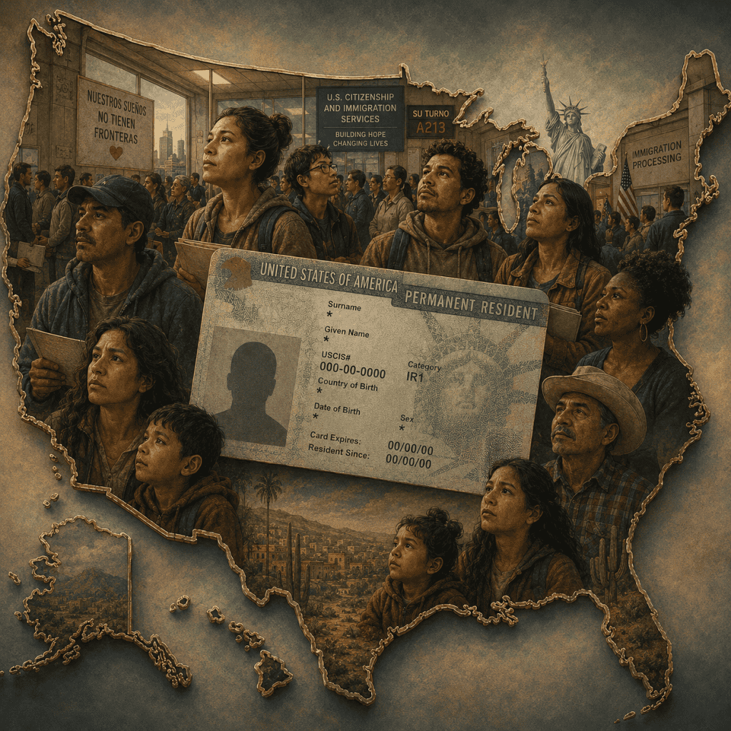 green card ajuste cuadrada