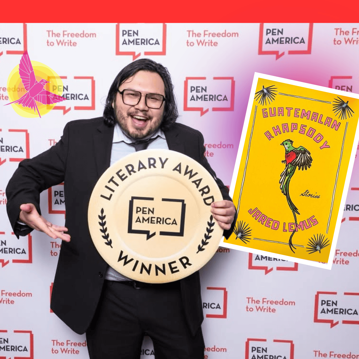 “Vos tenés una voz”: la historia de Jared Lemus, autor migrante del premiado libro Guatemalan Rhapsody