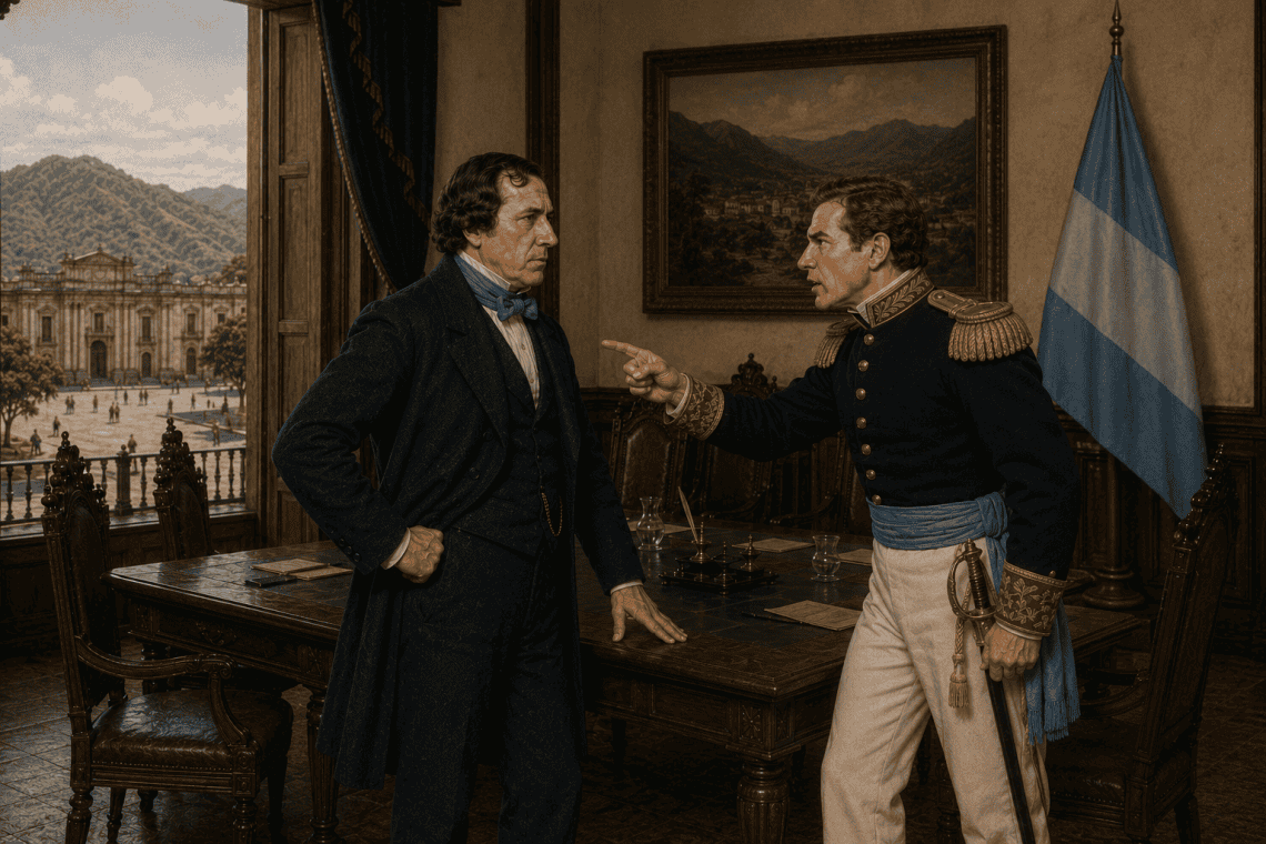 juan barrundia primer jefe de estado de Guatemala y Manuel José Arce primer presidente de la Republica de Centro América