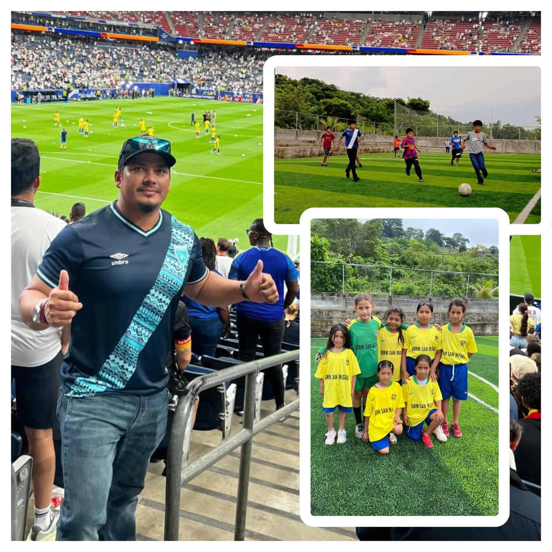 El Ángel del fútbol construyó cancha en su aldea de Jutiapa y ya fue al Mundial 2026 en Houston