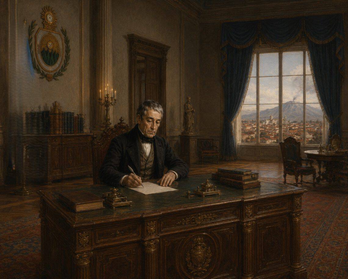 Juan Antonio Martínez renunció a la presidencia el 28 de noviembre de 1848, apenas tres meses después de haber asumido el cargo.