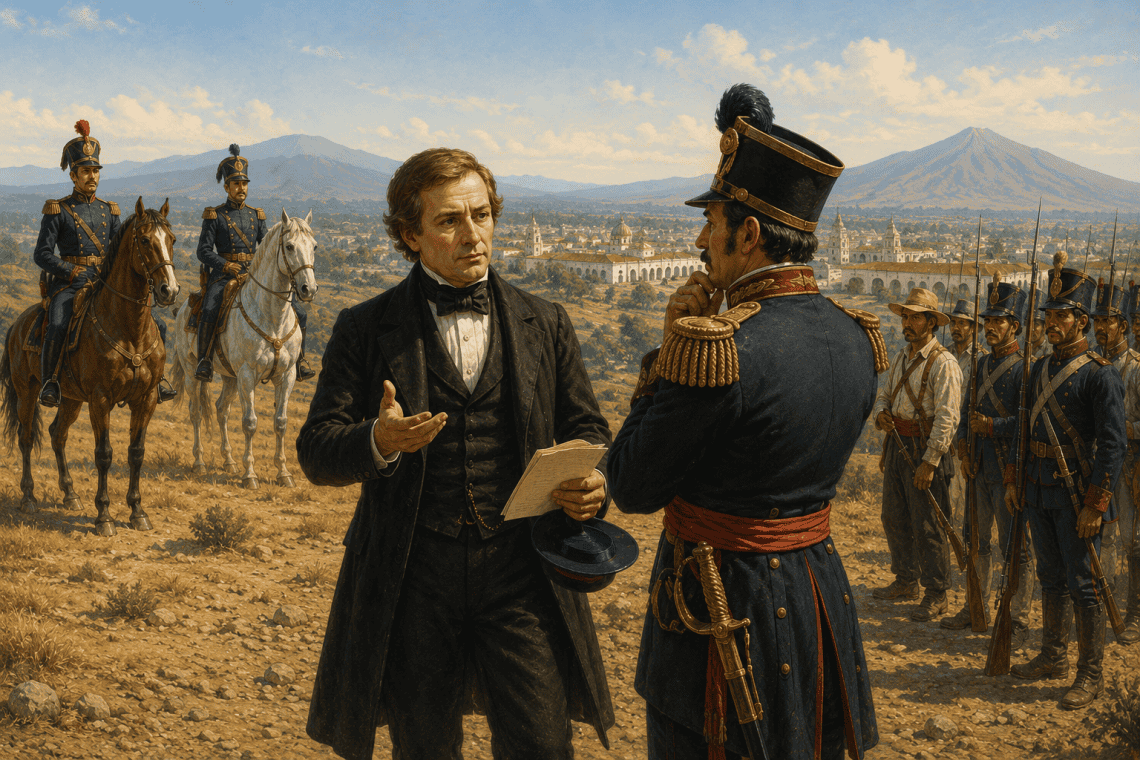 Aunque era liberal, Pedro Valenzuela tenía una postura más moderada y una vez que asumió como Jefe de Estado interino, dialogó con los sectores que se alzaron contra su antecesor, Mariano Gálvez, entre ellos el caudillo campesino del Oriente, Rafael Carrera. Logró una cierta tregua, pero los llamados de otros liberales a que el presidente federal Francisco Morazán recuperara el dominio liberal detonaron nuevos descontentos que obligaron a Valenzuela a renunciar en julio de 1838.