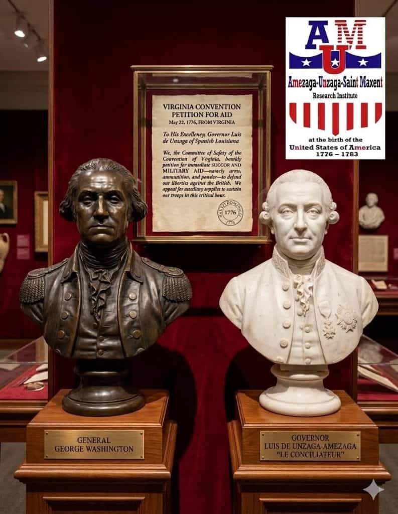 En Estados Unidos existe una asociación dedicada a rescatar y exaltar el legado de Luis de Unzaga a los Estados Unidos.