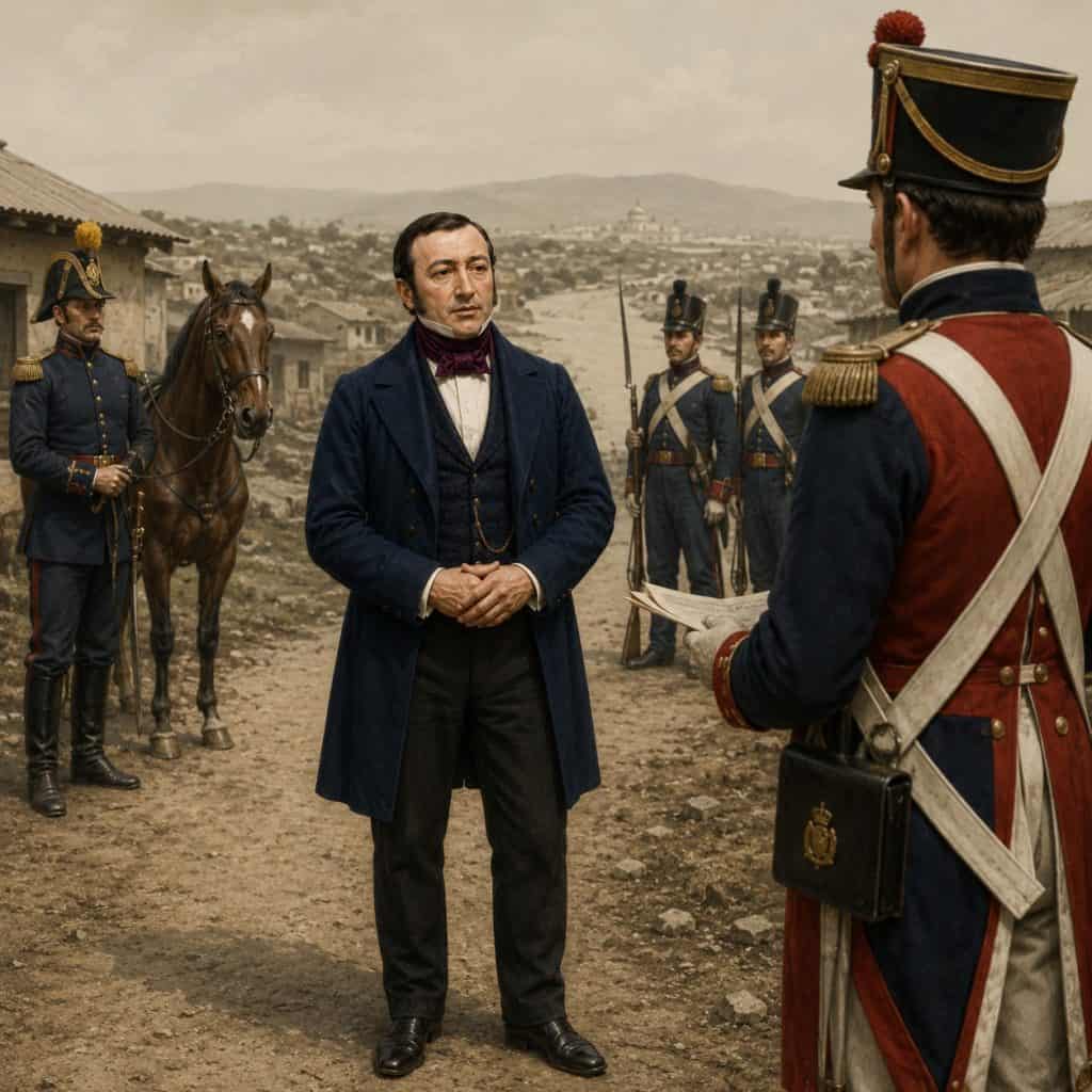 El general conservador Vicente Cruz se rebeló contra el gobierno y desde Pinula exigió el retiro de fuerzas militares de Los Altos y también la entrega de varios políticos liberales para fusilarlos. El presidente José Bernardo Escobar se negó a entregar a nadie y trató de mediar entre ánimos contrapuestos.