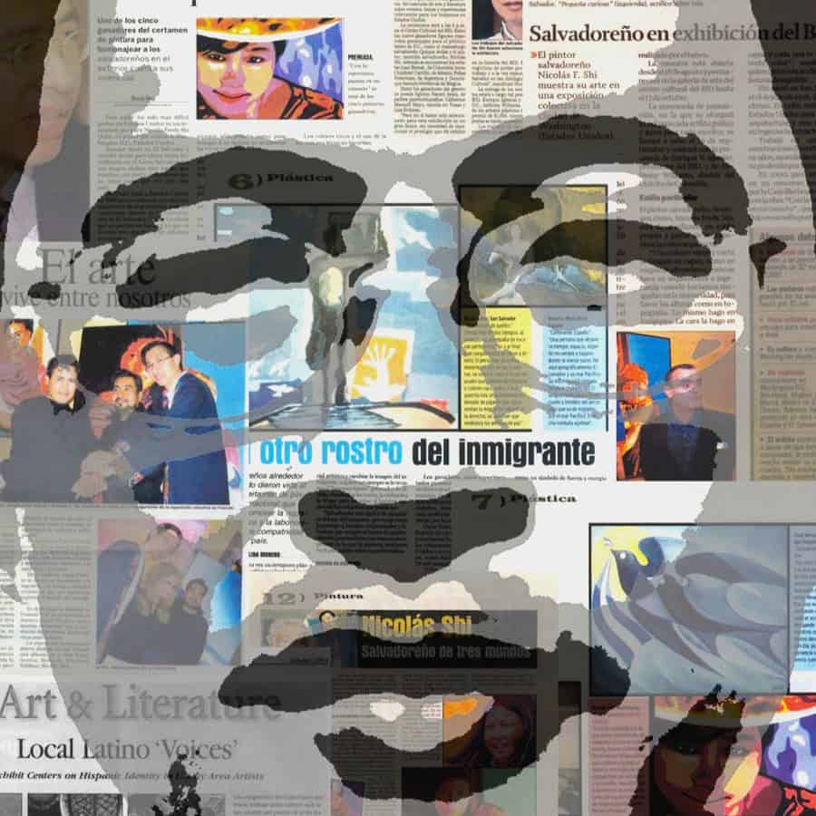 Artista salvadoreño Nicolas Shi, de padres chinos dignifica raíz migrante en Washington D.C.