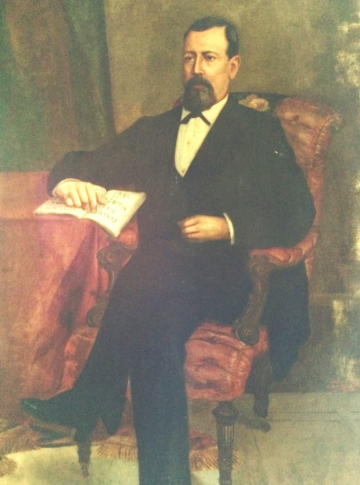 Retrato histórico del presidente Justo Rufino Barrios (1835-1885) conservado en el Museo Nacional de Historia de Guatemala.