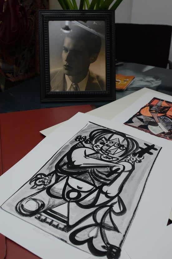 Roberto Ossaye también creó grabados, así como dibujos y estudios para grandes lienzos. Familiares suyos han organizado exposiciones en República Dominicana.