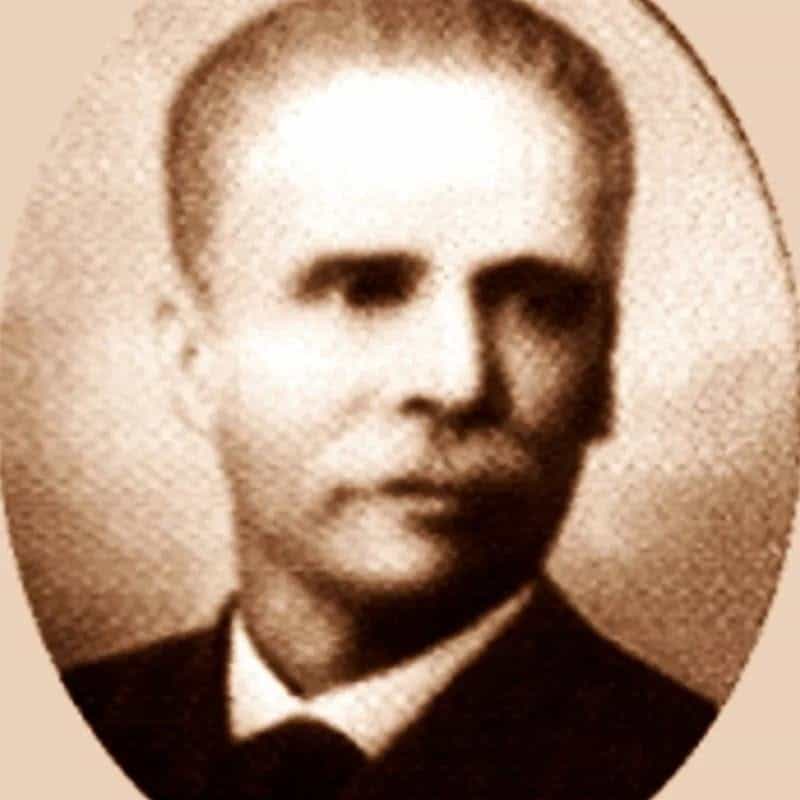 Retrato histórico de Alejandro Manuel Sinibaldi Castro (1836-1896) comerciante y primer designado a la presidencia en 1885.