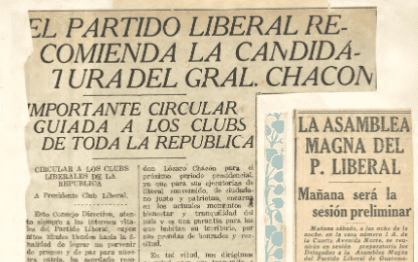Recortes de Prensa de 1926, cuando se impulsaba la candidatura presidencial del mandatario interino general Lázaro Chacón. Su rival electoral era el general Jorge Ubico. Chacón ganó con el 88% de votos. Los ubiquistas reclamaron un fraude, pero Ubico se negó a cualquier movimiento militar para tomar el poder por la fuerza. (Imágenes archivo Cirma. Para ir al álbum completo, clic en la imagen)