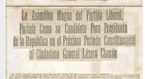 Recortes de Prensa de 1926, cuando se impulsaba la candidatura presidencial del mandatario interino general Lázaro Chacón. Su rival electoral era el general Jorge Ubico. Chacón ganó con el 88% de votos. Los ubiquistas reclamaron un fraude, pero Ubico se negó a cualquier movimiento militar para tomar el poder por la fuerza. (Imágenes archivo Cirma. Para ir al álbum completo, clic en la imagen)