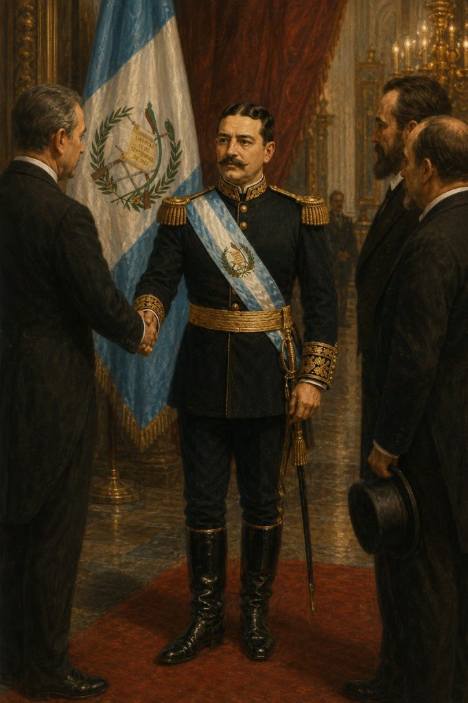 José María Reina Barrios buscó fortalecer las relaciones diplomáticas de Guatemala e impulsó la continuación de la construcción del Ferrocarril. En su gobierno se terminó el tramo de Zacapa a El Rancho,