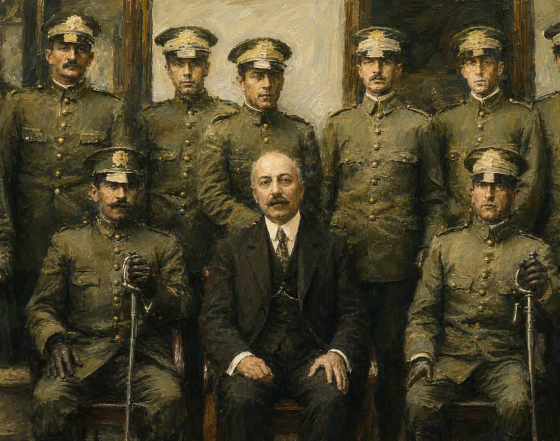 El presidente Carlos Herrera prácticamente heredó a buena parte del mando militar de la dictadura de Estrada Cabrera y fueron precisamente tres militares los que encabezaron el golpe de Estado del 5 de diciembre de 1921, que le obligó a renunciar.