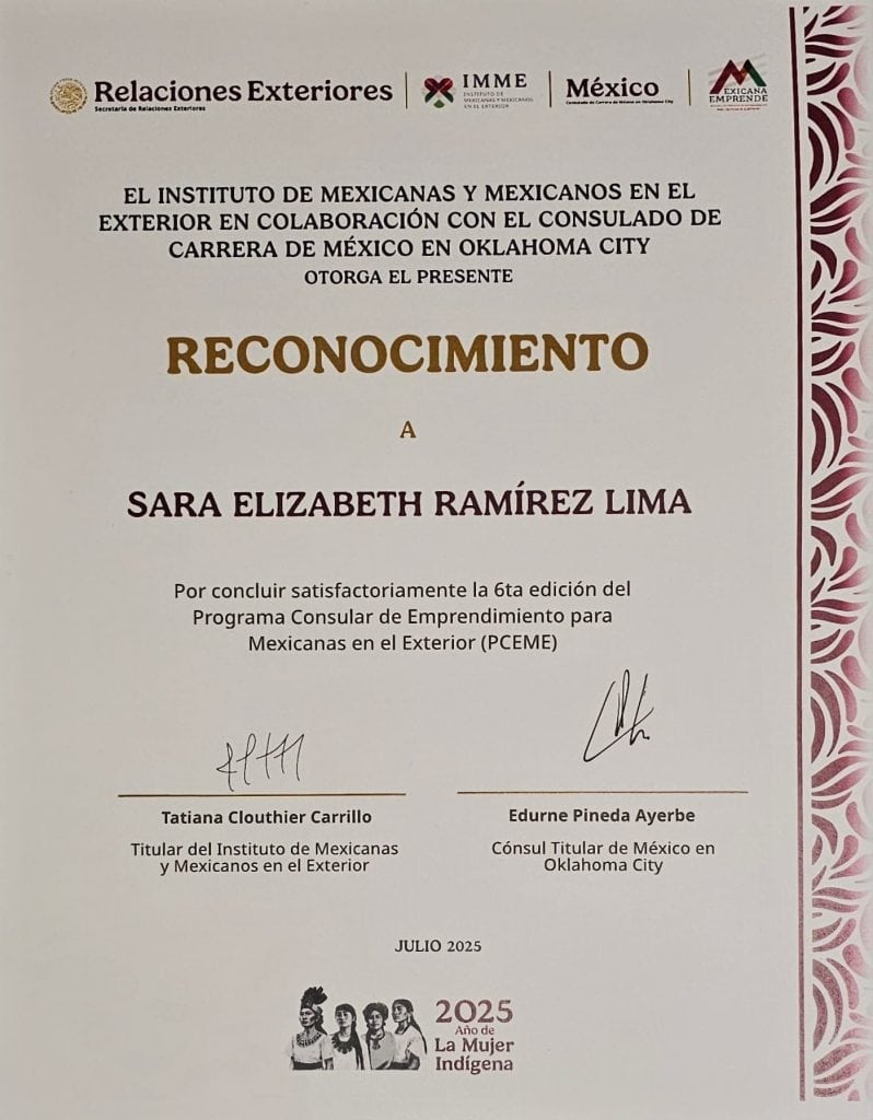 La migrante y emprendedora guatemalteca Sara Ramírez, en Tulsa, Oklahoma, atribuye buena parte de su éxito a la constante formación y aprendizaje de habilidades y capacidades de negocios, actitud y administración.