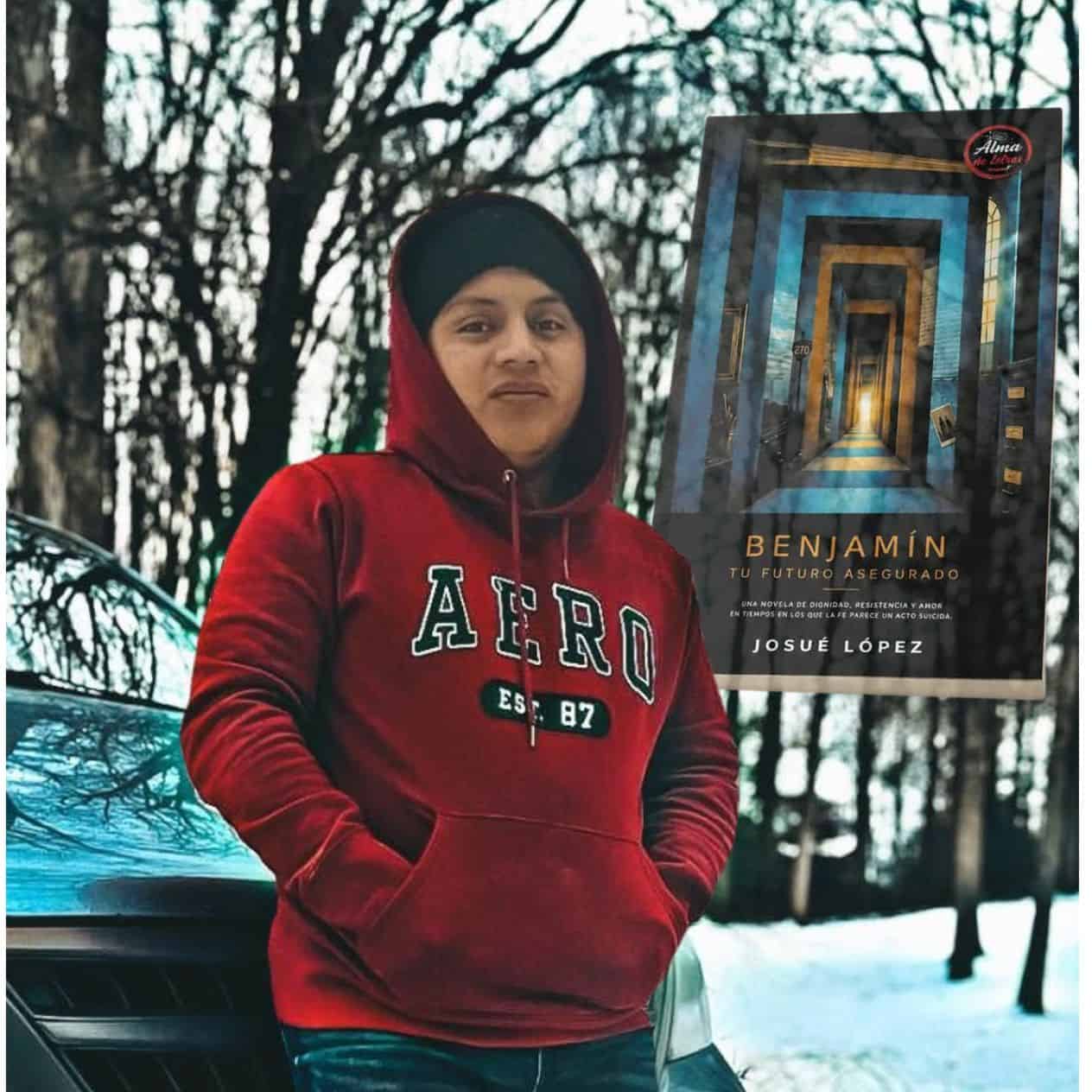 Escritor migrante Josué López, de San Martín Chile Verde, lanzará desde Maryland su primera novela en Amazon