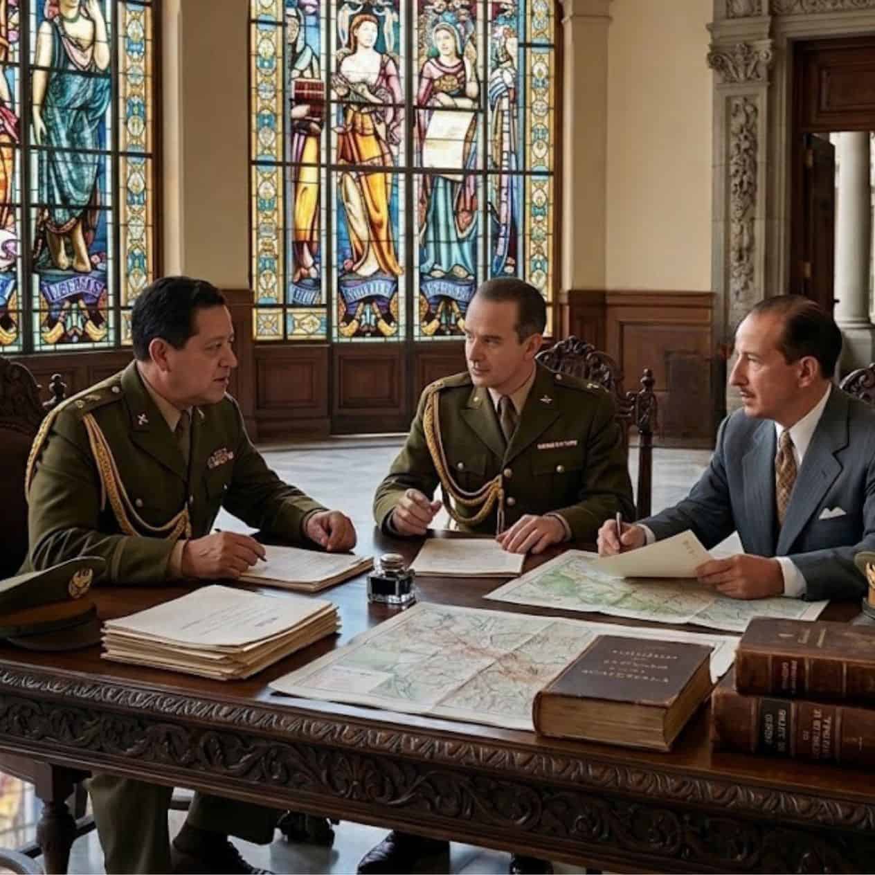Junta Revolucionaria cívico militar Arana-Árbenz-Toriello traza cambios políticos en cinco meses (1944-45)
