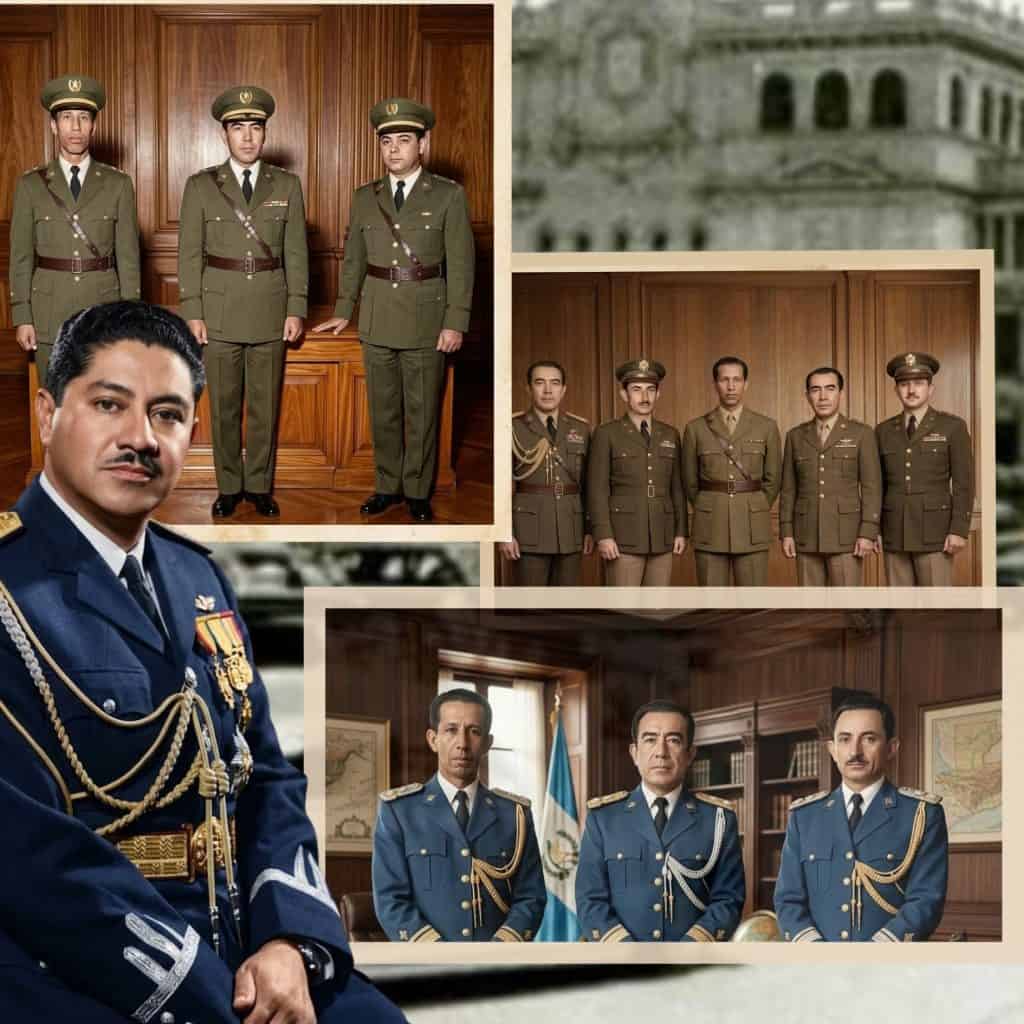 presidentes de guatemala carlos enrique diaz y cuatro juntas militares en 1954 2