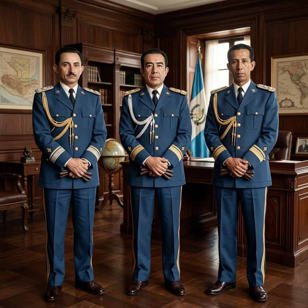 Carlos Castillo Armar, líder de la Contrarrevolución, dirigió la cuarta junta de gobierno, que fue la última antes de declararse presidente.