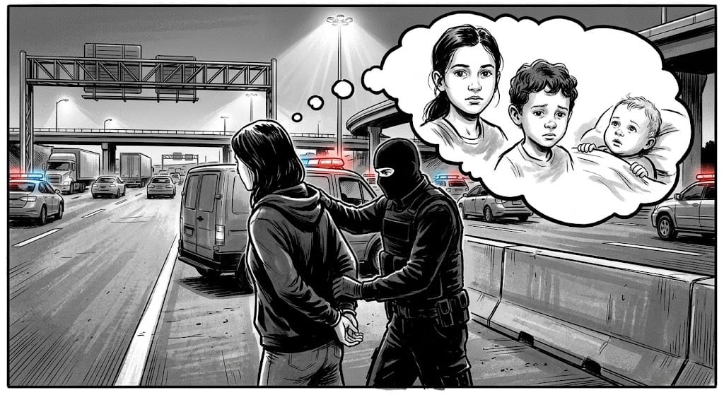 Human Right Watch registró el testimonio de Teresa, una migrante y madre guatemalteca detenida en Alabama por agentes migratorios. Fue deportada al país pero sus tres hijos están en Estados Unidos. La mayor de sus hijas necesita una tercera cirugía por un padecimiento.