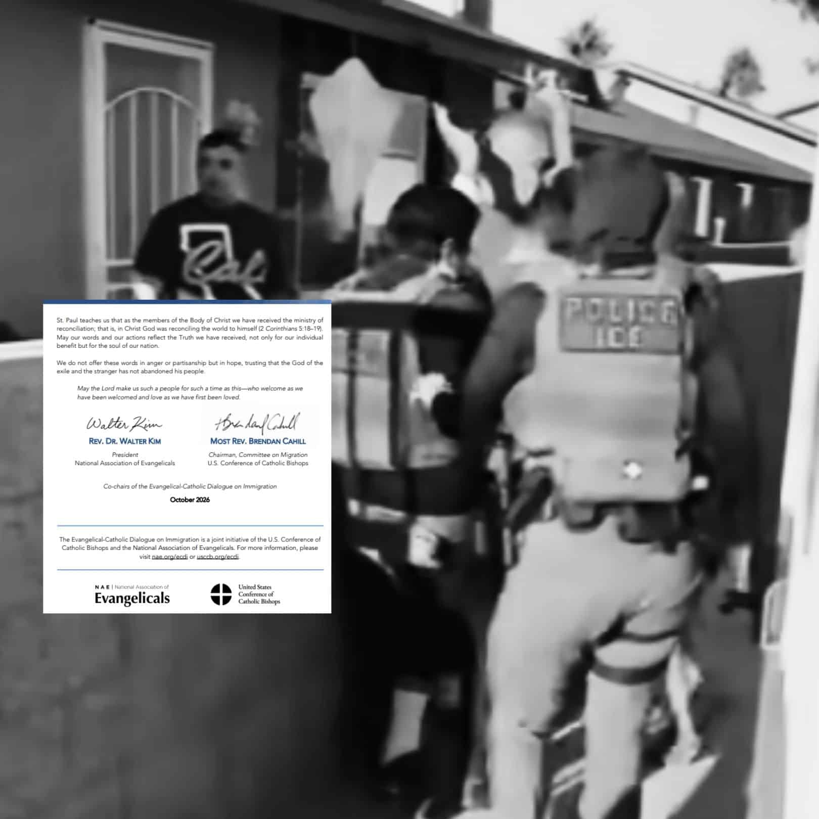 catolicos y evangélicos piden finalizar separación de familias y persecucion a migrantes sin antecedentes